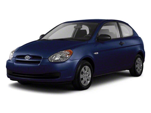 2010 Hyundai Accent Blue 2-Door Hatchback FWD