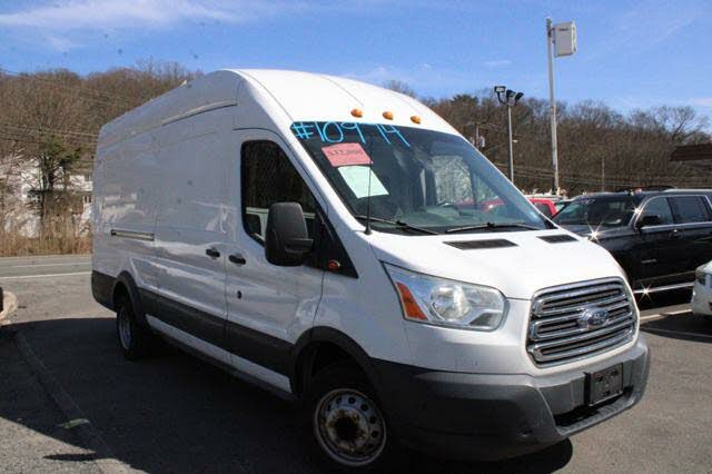 2015 Ford Transit Cargo 350 HD 3dr LWB High Roof Extended DRW with Sliding Passenger Side Door and 10360 Lb. GVWR