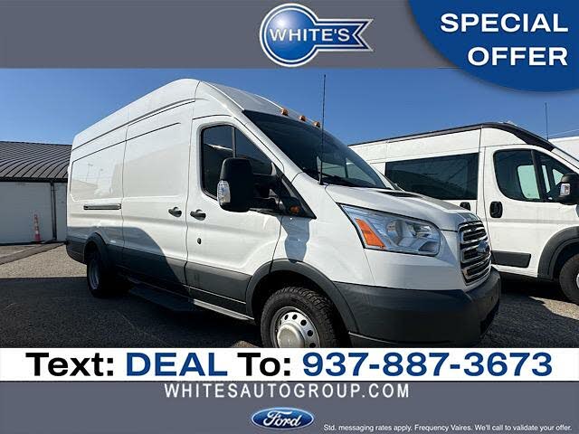 2017 Ford Transit Cargo 350 HD 3dr LWB High Roof DRW Extended Cargo Van with Sliding Passenger Side Door and 10360 Lb. GVWR