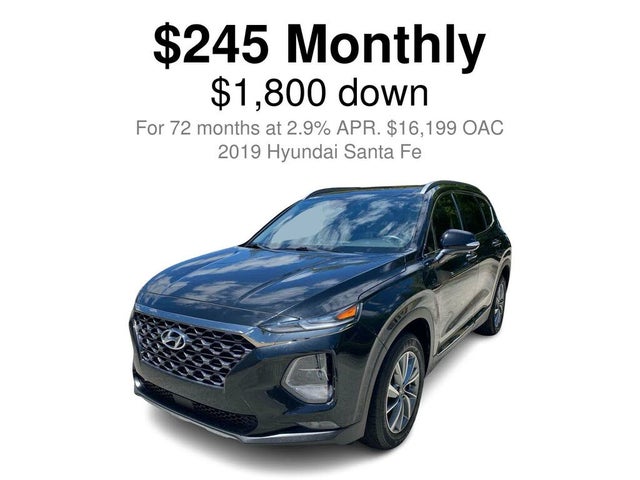 2019 Hyundai Santa Fe 2.4L Limited FWD