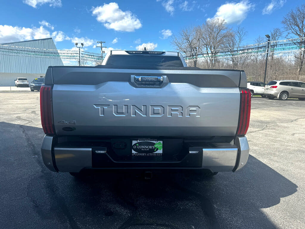 Silver 2022 Toyota Tundra Limited CrewMax Cab LB 4WD Pickup Truck Four-Wheel Drive undefined