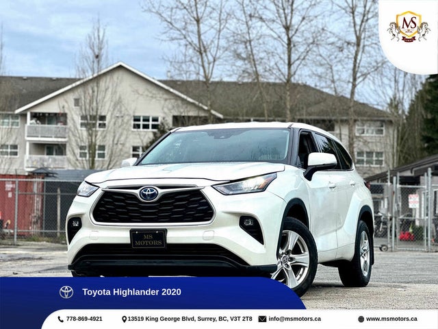 Toyota Highlander Hybrid LE AWD 2020