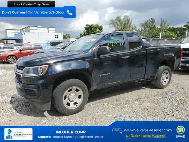 2021 Chevrolet Colorado Work Truck Extended Cab RWD