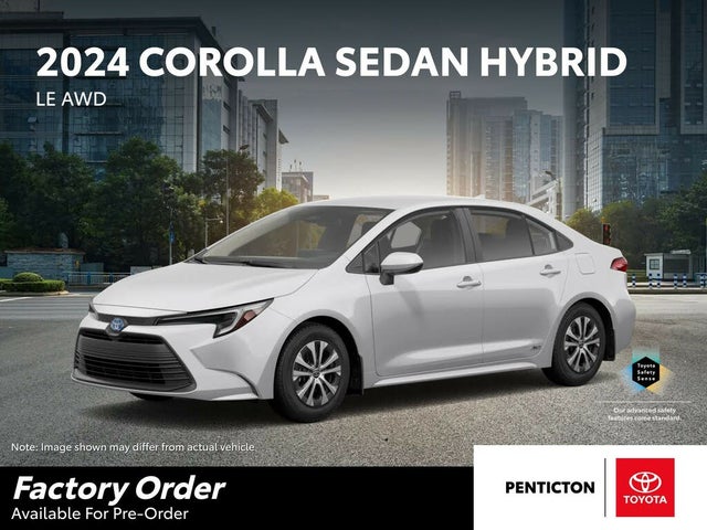 Toyota Corolla Hybrid LE AWD 2024