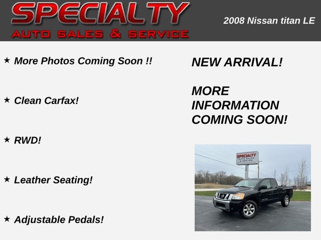 2008 Nissan Titan LE King Cab