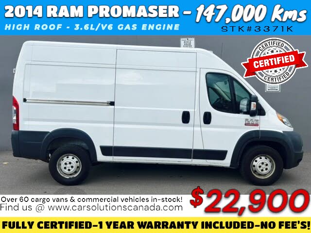 RAM ProMaster 1500 136 High Roof Cargo Van 2015