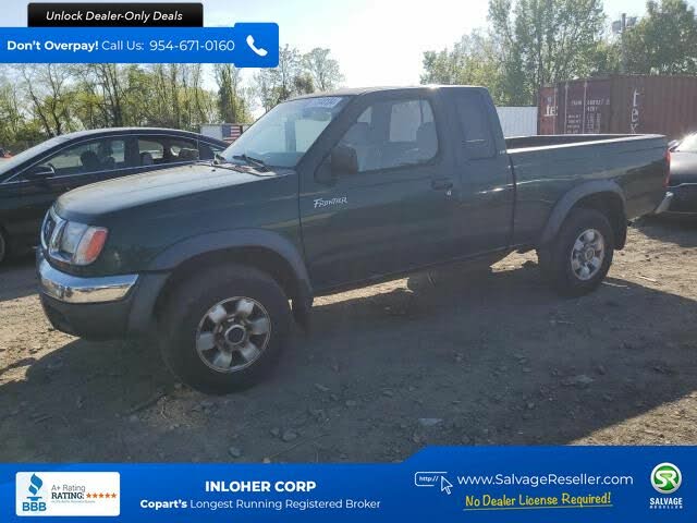2000 Nissan Frontier 2 Dr XE V6 4WD Extended Cab SB