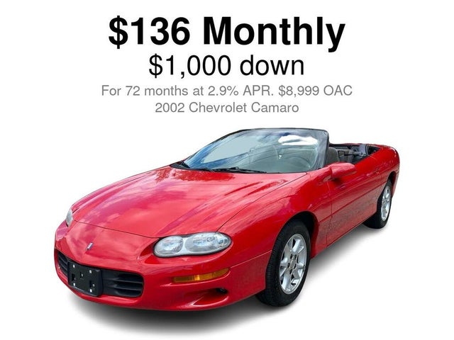 2002 Chevrolet Camaro Convertible RWD