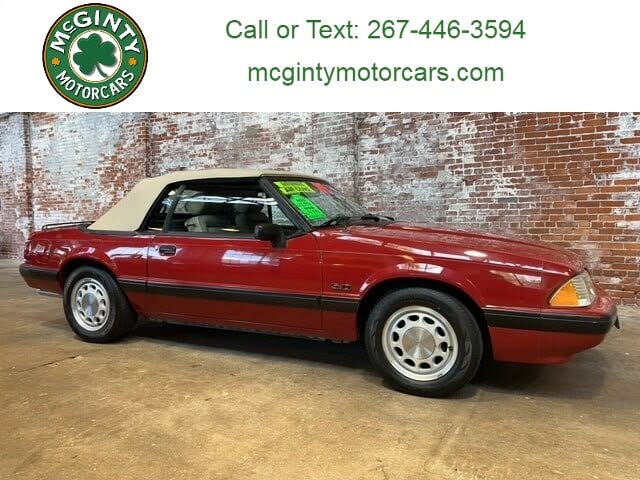 1989 Ford Mustang LX 5.0L Convertible RWD