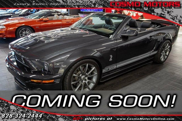 2008 Ford Mustang Shelby GT500 Convertible RWD