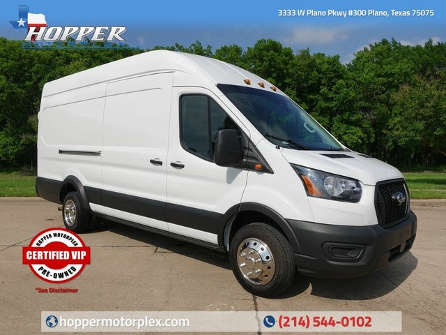 2022 Ford Transit Cargo 350 HD 9950 GVWR High Roof Extended LB DRW RWD
