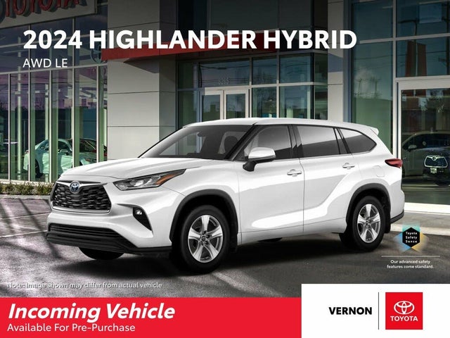 2024 Toyota Highlander Hybrid LE AWD
