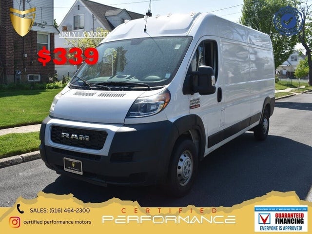 2020 RAM ProMaster 3500 159 High Roof Extended Cargo Van FWD with Window