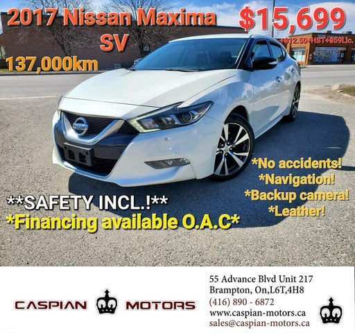 Nissan Maxima SV FWD 2017