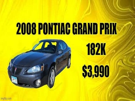 2008 Pontiac Grand Prix Base