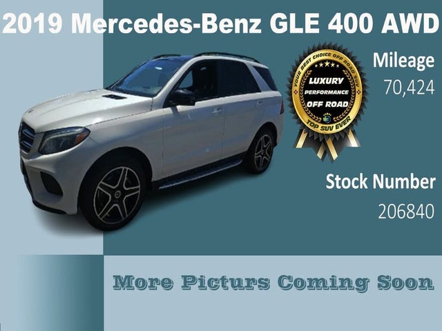 2019 Mercedes-Benz GLE 400 4MATIC