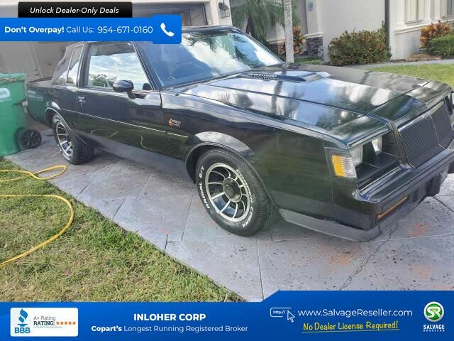 1984 Buick Regal T Type Turbo Coupe RWD