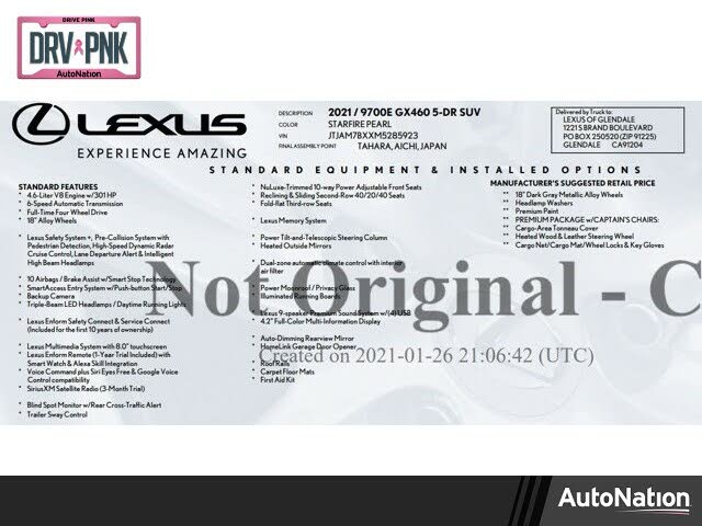 2021 Lexus GX 460 AWD