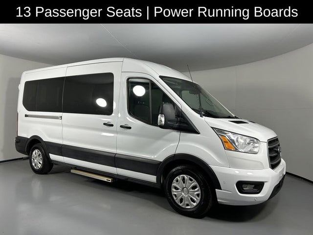 2020 Ford Transit Passenger 350 XLT Medium Roof LWB RWD with Sliding Passenger-Side Door