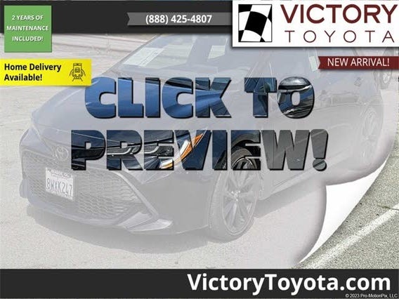2021 Toyota Corolla Hatchback SE Nightshade Edition FWD