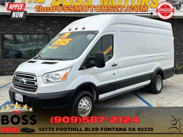 2019 Ford Transit Cargo 350 HD 10360 GVWR Extended High Roof LWB DRW with Sliding Passenger-Side Door