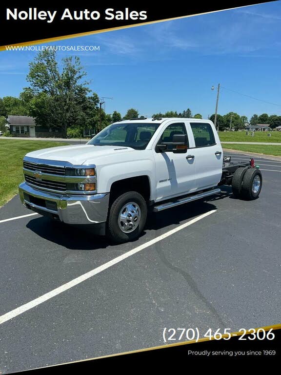 2016 Chevrolet Silverado 3500HD Work Truck Crew Cab LB DRW 4WD