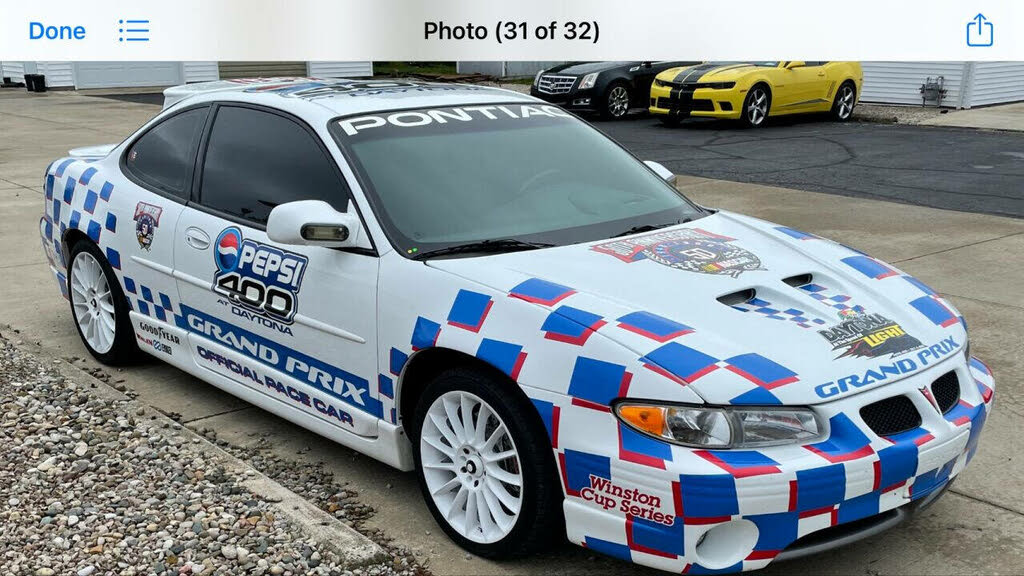 1998 Pontiac Grand Prix 2 Dr GT Coupe