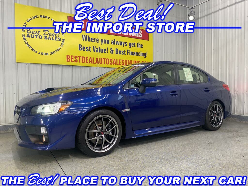 2017 Subaru WRX STI Limited with Low Profile Spoiler AWD