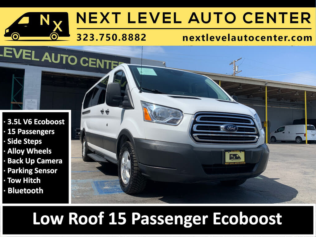 2018 Ford Transit Passenger 350 XLT Low Roof LWB RWD with Sliding Passenger-Side Door