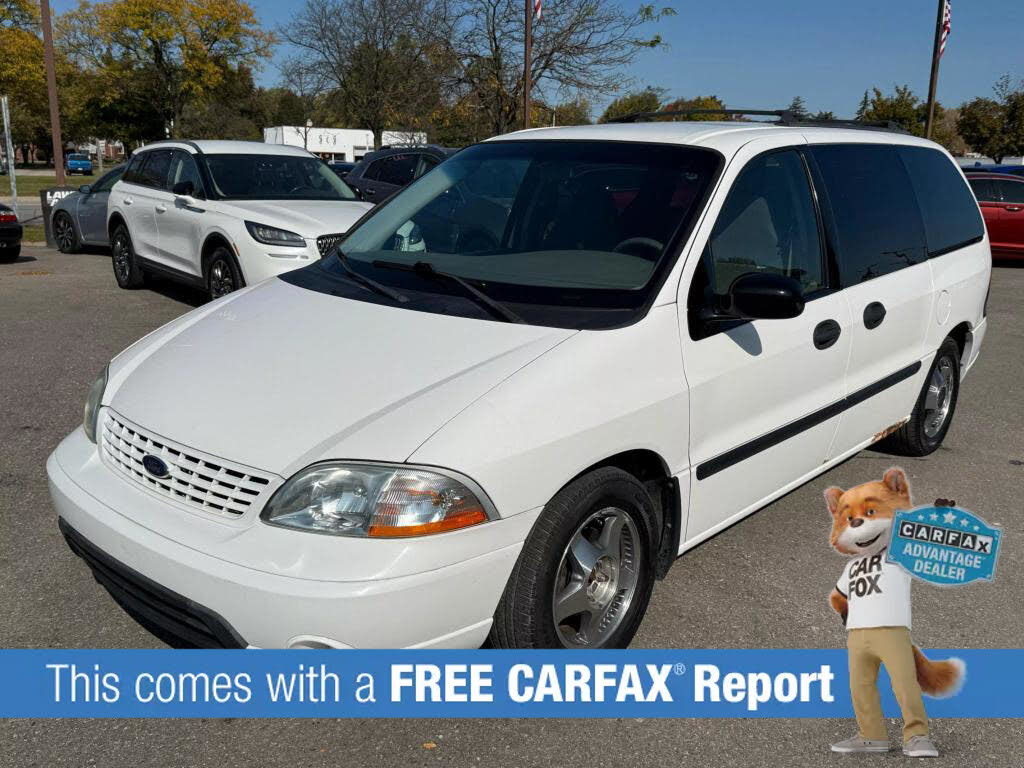 White ford fashion minivan