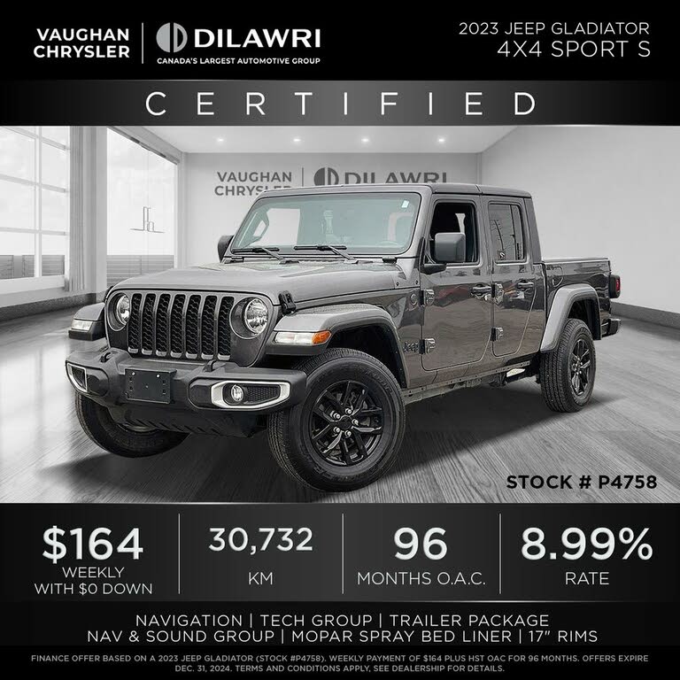 2023 Jeep Gladiator Sport S