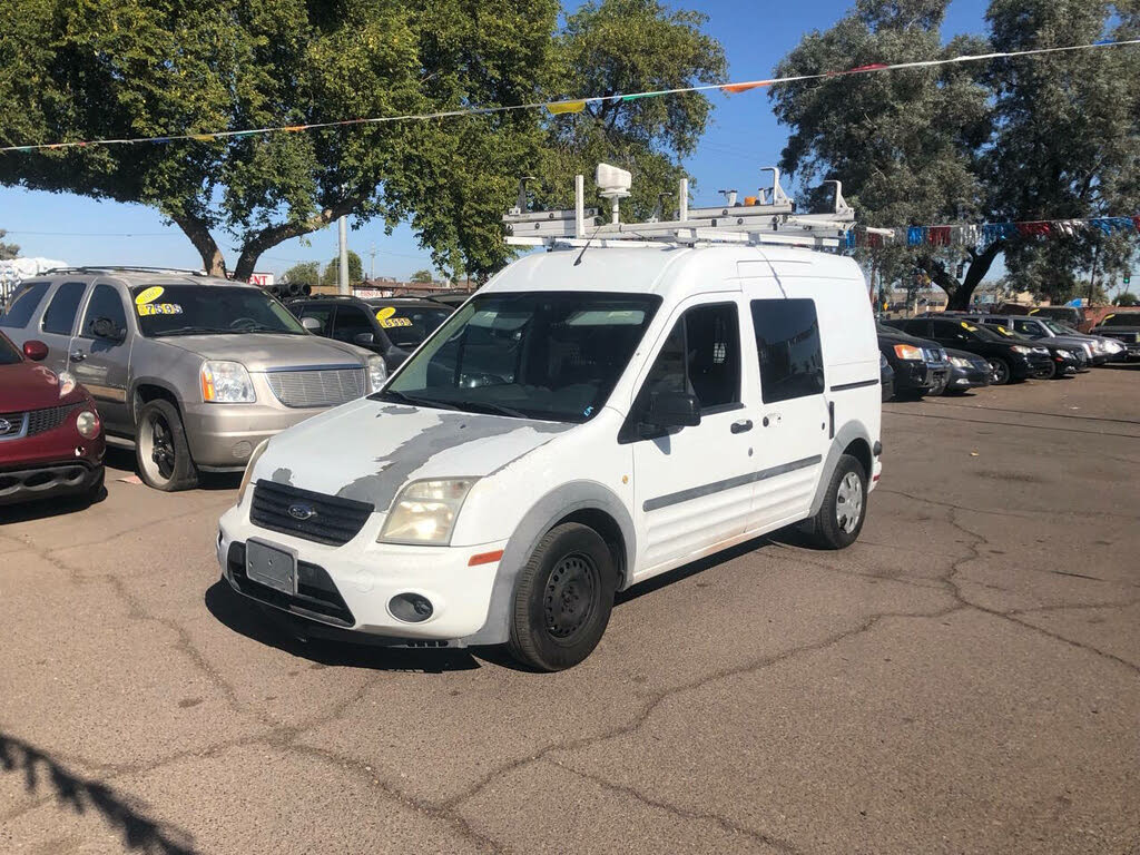 2013 Ford Transit Connect Cargo XLT FWD with Side and Rear Glass
