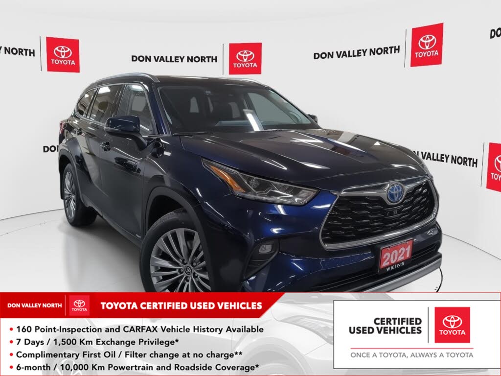 2021 Toyota Highlander Hybrid Platinum AWD