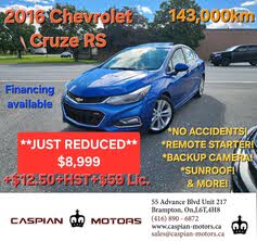 Chevrolet Cruze LT Sedan FWD