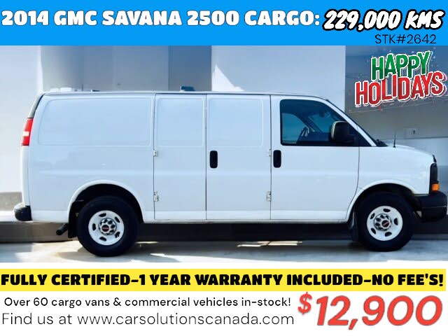 2014 GMC Savana Cargo 2500 RWD