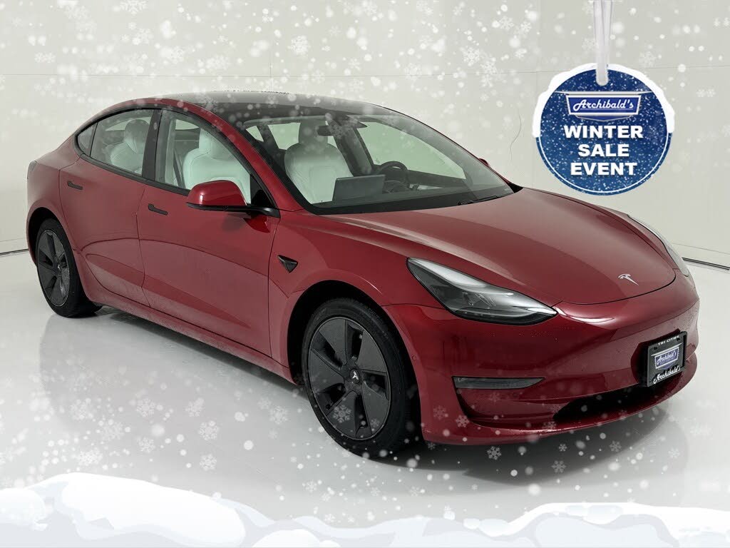 Used Red Tesla Model 3 for Sale CarGurus