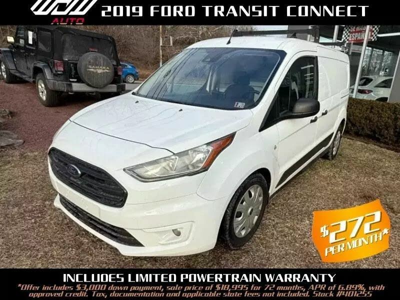 2019 Ford Transit Connect Cargo XLT LWB FWD with Rear Cargo Doors