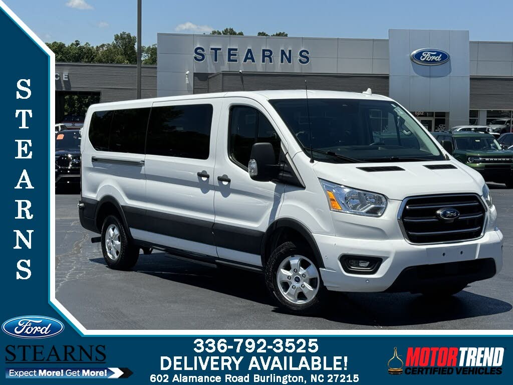 2020 Ford Transit Passenger 350 XLT Low Roof LWB RWD with Sliding Passenger-Side Door