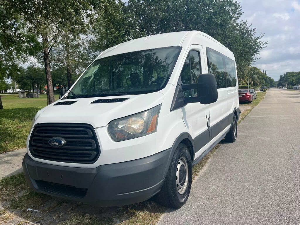 2015 Ford Transit Passenger 350 XLT Medium Roof LWB RWD with Sliding Passenger-Side Door