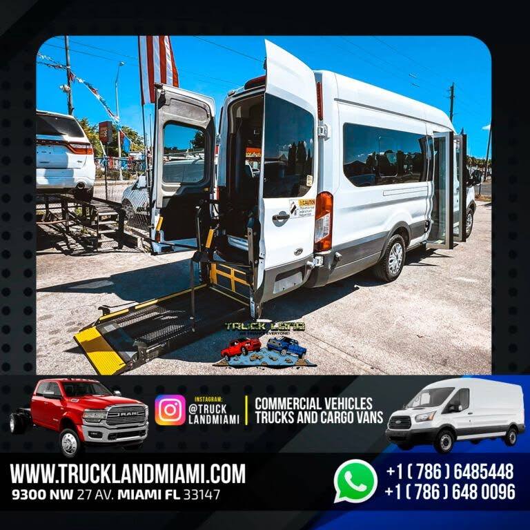 2018 Ford Transit Cargo 350 3dr LWB High Roof Extended Cargo Van with Sliding Passenger Side Door