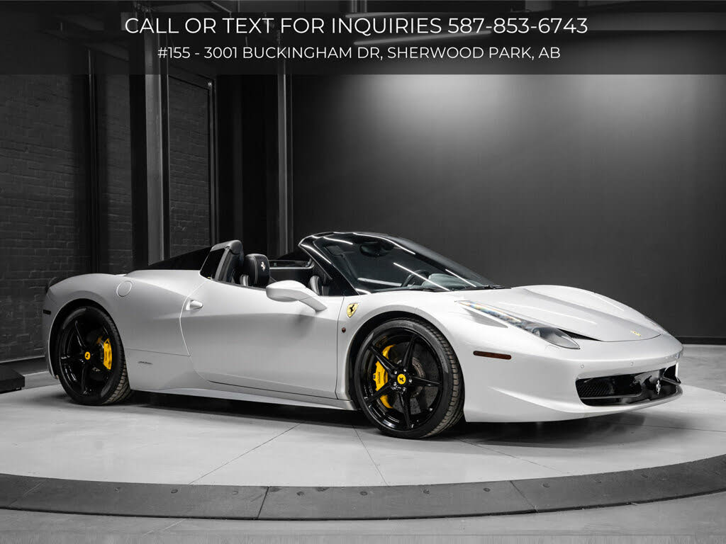 2013 Ferrari 458 Spider RWD