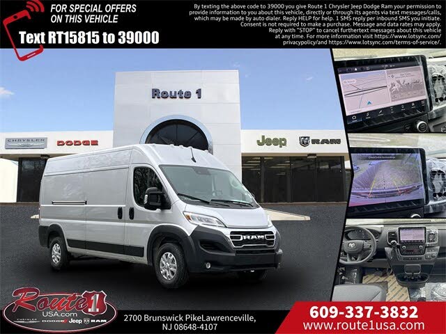 2024 RAM ProMaster 2500 SLT 159 High Roof Cargo Van FWD