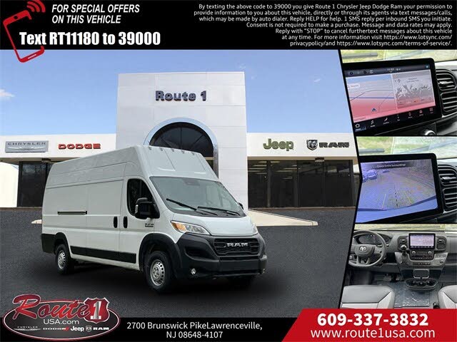 2024 RAM ProMaster 3500 Tradesman 159 Super High Roof Extended Cargo Van with Passenger Seat FWD