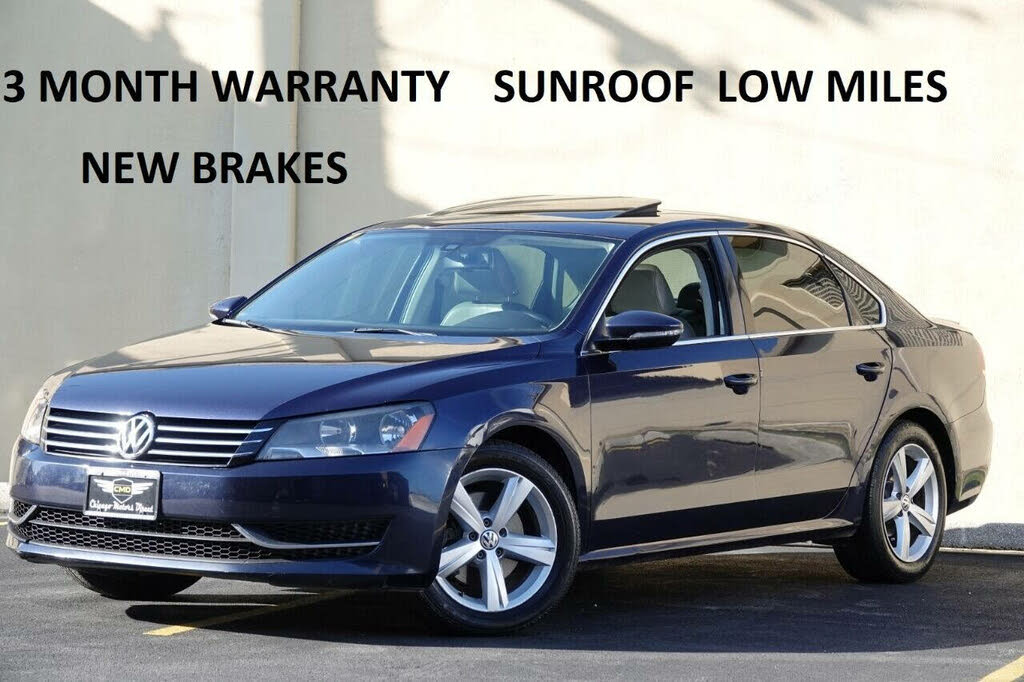 2012 Volkswagen Passat SE with Sunroof