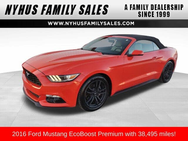 2016 Ford Mustang EcoBoost Premium Convertible RWD