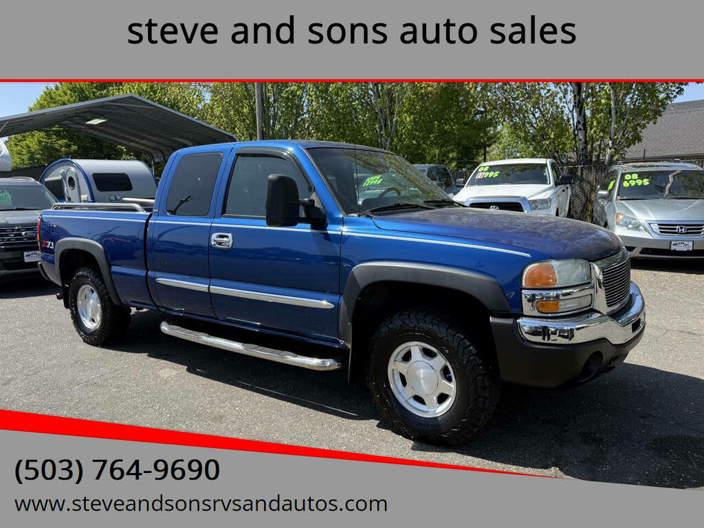 2004 GMC Sierra 1500 4 Dr SLE 4WD Extended Cab SB