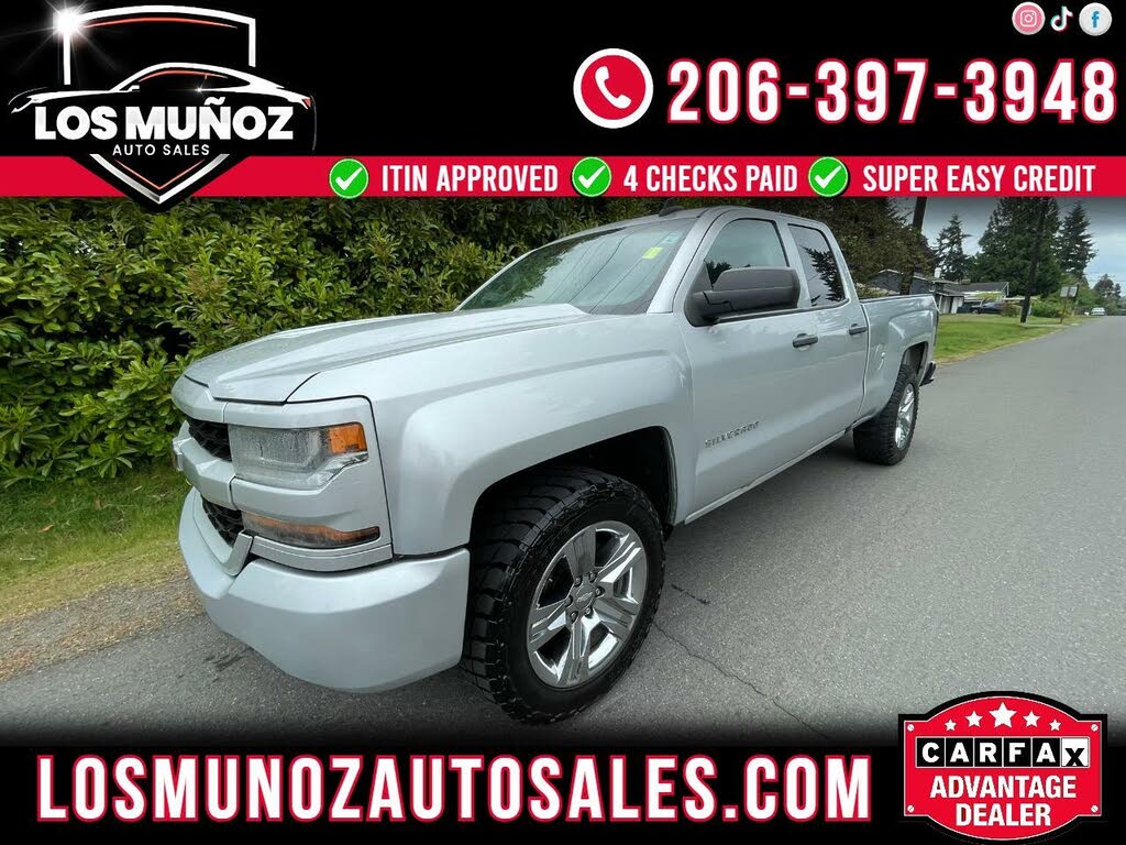 2018 Chevrolet Silverado 1500 Custom Double Cab 4WD