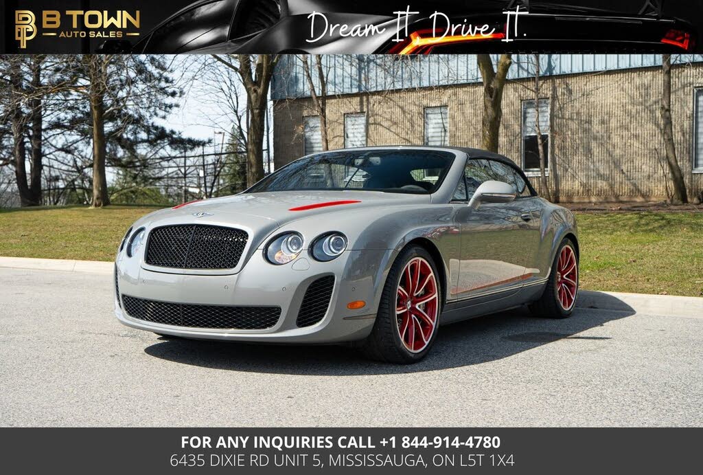 2012 Bentley Continental Supersports ISR Convertible AWD