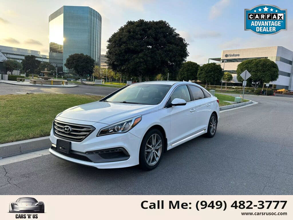 2017 Hyundai Sonata 2.0T Sport FWD with Black Leather Interior