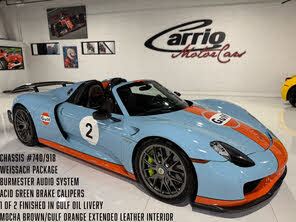 Porsche 918 Spyder Roadster with Weissach